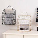 Magazine Holder Hanging Wall Mounted Newspaper Periodical Book Document Fil T6X4