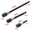 1/4 inch 3/8 inch 1/2 inch Socket Adapter Impact Hex Shank Drill Bits Set 3