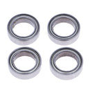 4pcs Metal Double Shielded Bearings (8x12x3.5 mm) for WLtoys 1/12 Racing Car