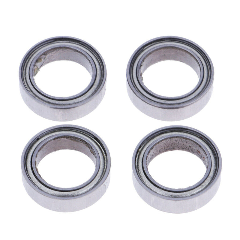4pcs Metal Double Shielded Bearings (8x12x3.5 mm) for WLtoys 1/12 Racing Car