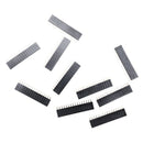 10pcs 2.54mm Single Row Female Pitch Header Socket Connector PCB 16 Pin Str Q9P7