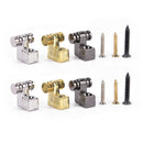 2Pcs Roller String Retainers Mounting Tree Guide for Electric Guitar black B Kw