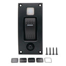 1 Gang Boat Marine Switch Panel ON-OFF Reset Rocker Switch with Circuit Breaker