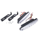 2pcs 8led daytime running light car drl the fog driving daylight head drl lamp F