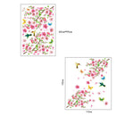wall stickers graceful peach blossom wall stickers romantic living room decor 3C