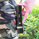 Outdoor Mini LED Flashlight Zoomable Modes Waterproof USB MICRO Torch B5O6