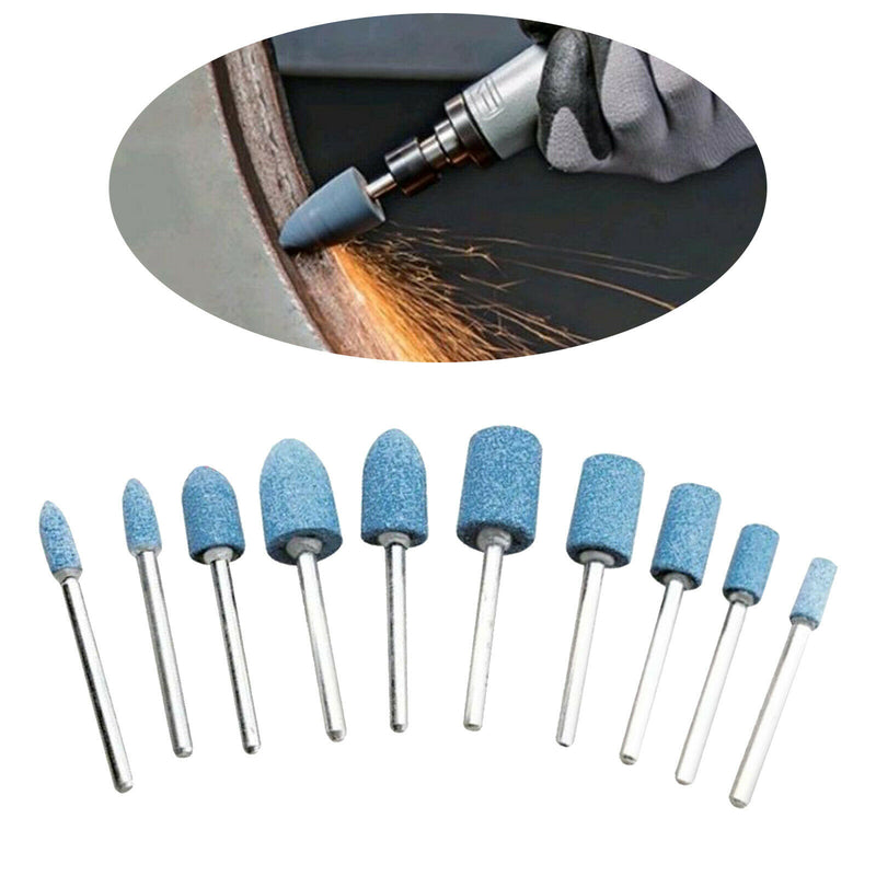 10pcs 4-10mm Ceramic Polishing Rotary Die Grinder for Polishing Cutting