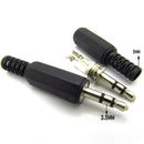 10pcs 3.5mm 1/8" Audio Male Plug Jack Adapter Connector DIY Earphone Speake sp