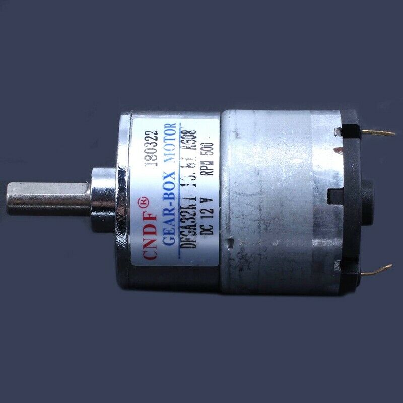 12V DC 500RPM 6mm Shaft Magnetic Electric Gear Box Motor Replacement T9E6