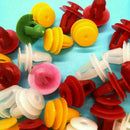 500pc Car Plastic Rivet Bumper Fender Retainer Fastener Flaps Push Gifts