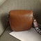 Fashion Crossbody Bag Women PU Leather Shoulder Saddle Bags (Light Brown)