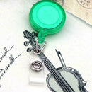1PC Retractable Reel ID Recoil Badge Lanyard Name Tag Key Card Holder Bel G Z1D1