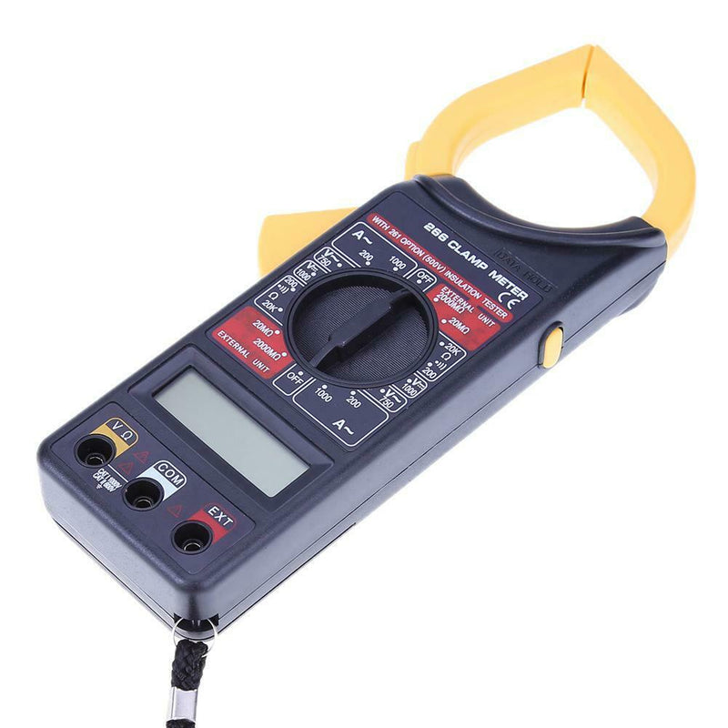 Digital Clamp Meter Voltmeter Ammeter Ohmmeter Multimeter AC DC Tester