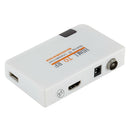 HDMI To RF Coaxial Converter Box With Remote Control White UK
