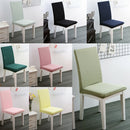 Removable Elastic Slipcovers Short Dining Room Chair Seat Cover Olive Green