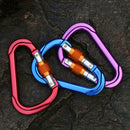 Nut lock Auto Lock Carabiner Oval-Ring Hook Aviation Aluminum for Rock SWS