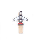 10x Newly cartoon plane wooden clip photo paper craft diy clips clothespin'clips