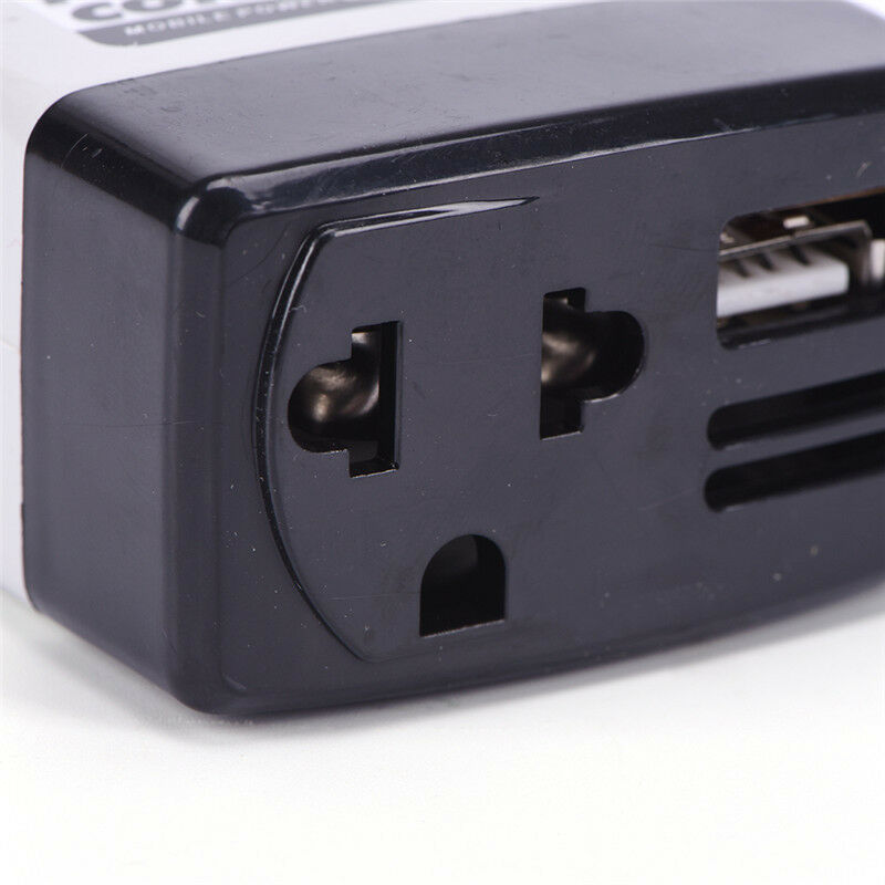 AutoCharger Adapter DC 12V To AC Converter 220V Mobile Charger Power With USB Gw