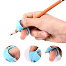 3Pcs Grip pencil help beginner writing silicone toys children thumb correctionBX