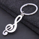 Creative music note Key Chain Ring Keychain Keyring Key Fob Keychains 1pc Fad BX