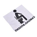 Removable DIY Toilet Seat WC Bathroom Art Vinyl Home Decals Decor Wall Sticke JR