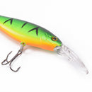1pcs 11cm 10.5g minnow fishing lures plastic baits hard lures fishing hooks 8