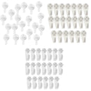 60Pcs S L XL Hardwall Picture Frame Photos Clock Hanger Hanging Hooks Fixing