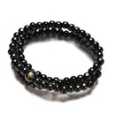Sandalwood Buddhist Buddha Meditation Prayer Bead Black Bracelet Necklace B Gw