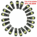 20x Car T10 Super Bright LED Canbus Error Free Light Bulbs 8SMD 5730 168 194 W5W