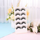 5 Pairs Soft Handmade Black Long Makeup Natural Thick False Eyelashes Eye Lashes