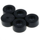 5 Pcs 38x19mm Round Rubber Feet Non-Slip Rubber Furniture Floor Pads Chair Leg