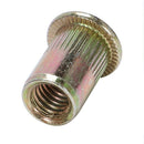 100pcs Choi zinc Countersunk Head Blind Rivet Nuts Rivnuts Nutserts M4/5/6/