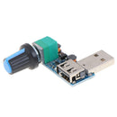 1Pc 5V to 12V USB Fan Speed Controller Switch Fan Speed Regulator Mod ME