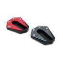 Motorcycle Aluminum Alloy Foot Kickstand Extension Pad Plate Side Stand Enl