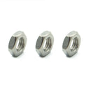 M2.5 Thread Hex Nuts 304 Stainless Steel Fastener DIN934 100pcs I1R1