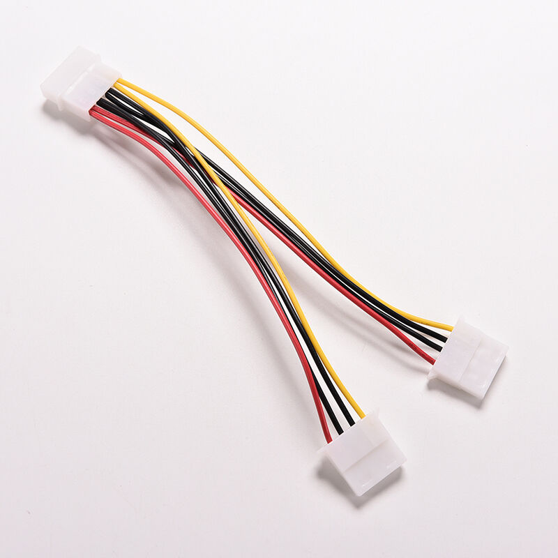 1 x 4Pin IDE 1-to-2 Y Splitter Extension Power Supply Cable Universal MO