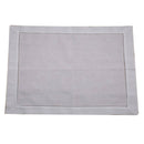 White Linen/Cotton Hemstitched Cocktail Napkins Cloth Coasters 55X55CM
