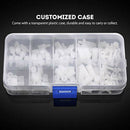 150pcs White Nylon M2 M2.5 M3 M4 M5 Hex Screw Bolt Nut Standoff Spacer Kits ZGK