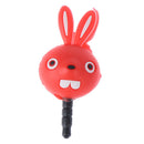 3.5mm port dust plug cute stereo animal phone headset decorati&+