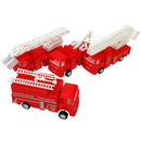 Pull Back Fire Truck Pretend Play Water Tanker Models Kids Educational ToyJ3C