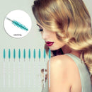 50pcs Disposable Makeup Eyelash Brush Mascara Wands Applicator (Lake Blue)