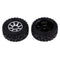 2x 1:18 Scale Left Tire Tyres Black for Wltoys A949 RC Truck Buggy Body Part
