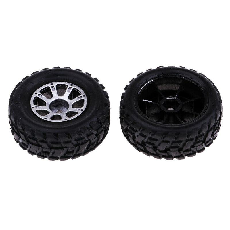 2x 1:18 Scale Left Tire Tyres Black for Wltoys A949 RC Truck Buggy Body Part