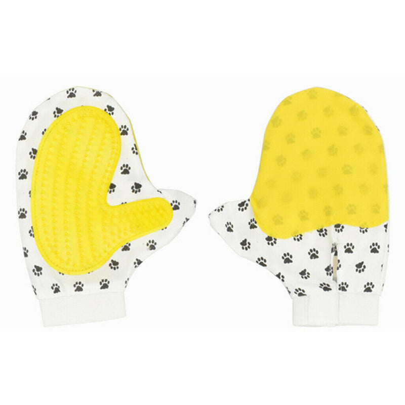 Pet Dog Cleaning Gloves Cat Dogs Bathing Massage Gloves 2Piece