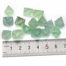 New 1PC Natural Clear Blue Fluorite Crystal Point Octahedron Rough Specimens