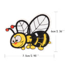 bee embroidered sew iron on patches set badge bag fabric applique craft DIY SEAU