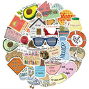 50X Cartoon Stickers Skateboard Laptop Luggage Guitar Bike Car Pad Decals OZ