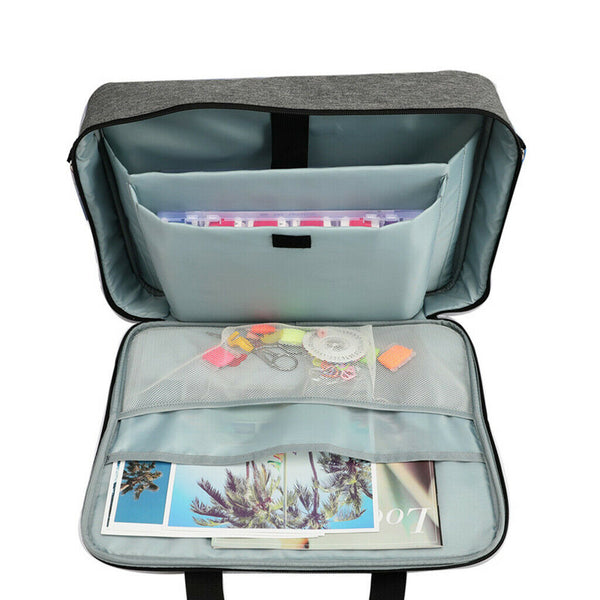 16" Embroidery Project Bag Sewing Kit Accessories Storage Case Hangbag Tools Bag