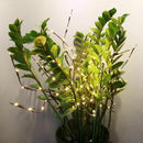 2 Pack Led Lighted Twig Branches, Battery Powered 30 Inches 20 LED Lights B