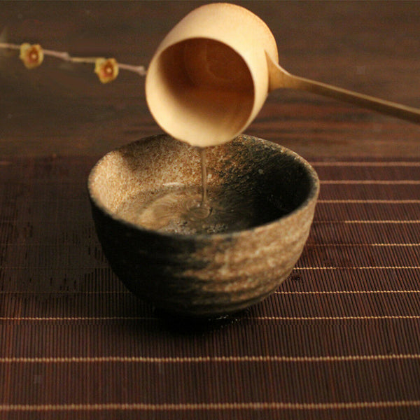 2pcs Bamboo Water Scoop Ladle Long Handled Spoon Cooking Tool Soup Spoon
